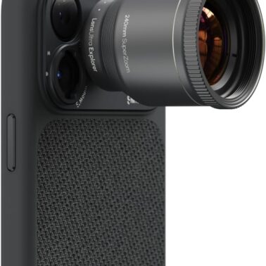 ShiftCam LensUltra 240mm Super Zoom Phone Telephoto Lens – Fluorite Glass Mobile Camera Lens for Wildlife, Observing Birds, Sports & Concert Photography (240mm Telephoto Lens)